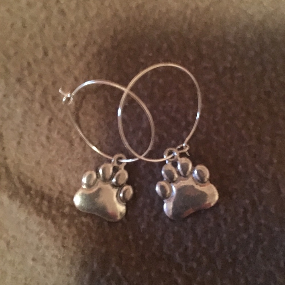 🐾 paw earrings- mascot - Picture 2 of 3